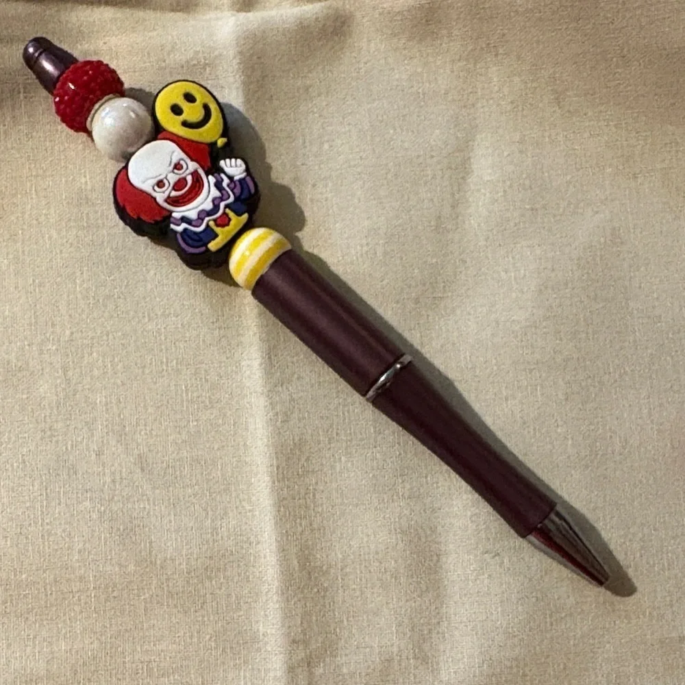 Fun Character-Themed DIY Pen Set with Black and Purple Accents #2